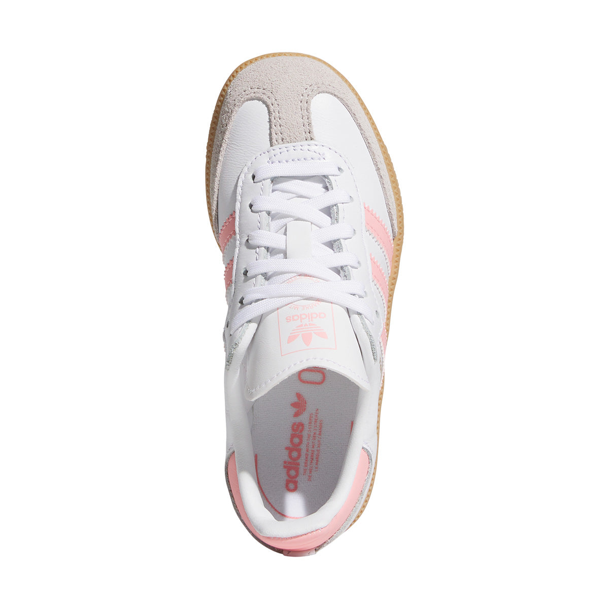 Kids Samba OG Sneakers - White Semi Pink Spark - Comfortable & Stylish Shoes for Boys & Girls - Perfect for School, Sports & Casual Wear