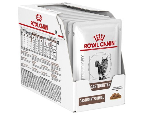Royal Canin GastroIntestinal Wet Cat Food - Digestive Care Pouch for Sensitive Stomachs | Perfect for Adult Cats with Digestive Issues or Post-Surgery Recovery