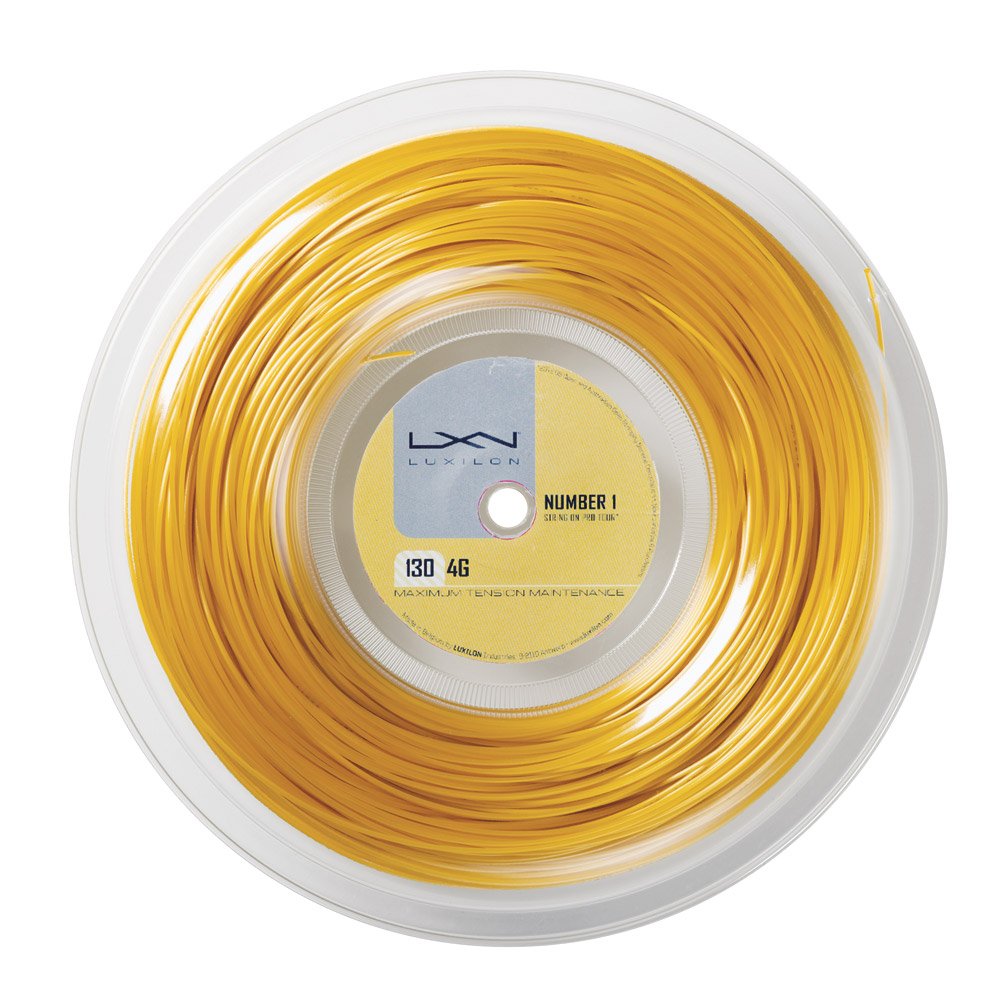Luxilon 4G Tennis String Reel (16 Gauge/1.30mm, 660 Feet) - Premium Polyester String for Tennis Rackets | Perfect for Competitive Play & Stringing Professionals