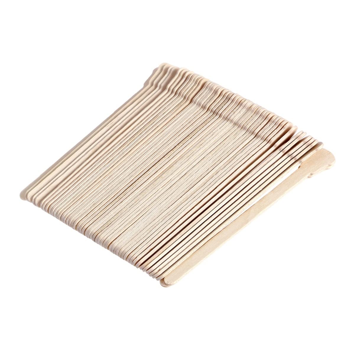 50pcs Wooden Wax Spatulas for Waxing - Natural Wooden Spatula Set for DIY Waxing, Hair Removal & Beauty Care - Perfect for Salon, Spa & Home Use