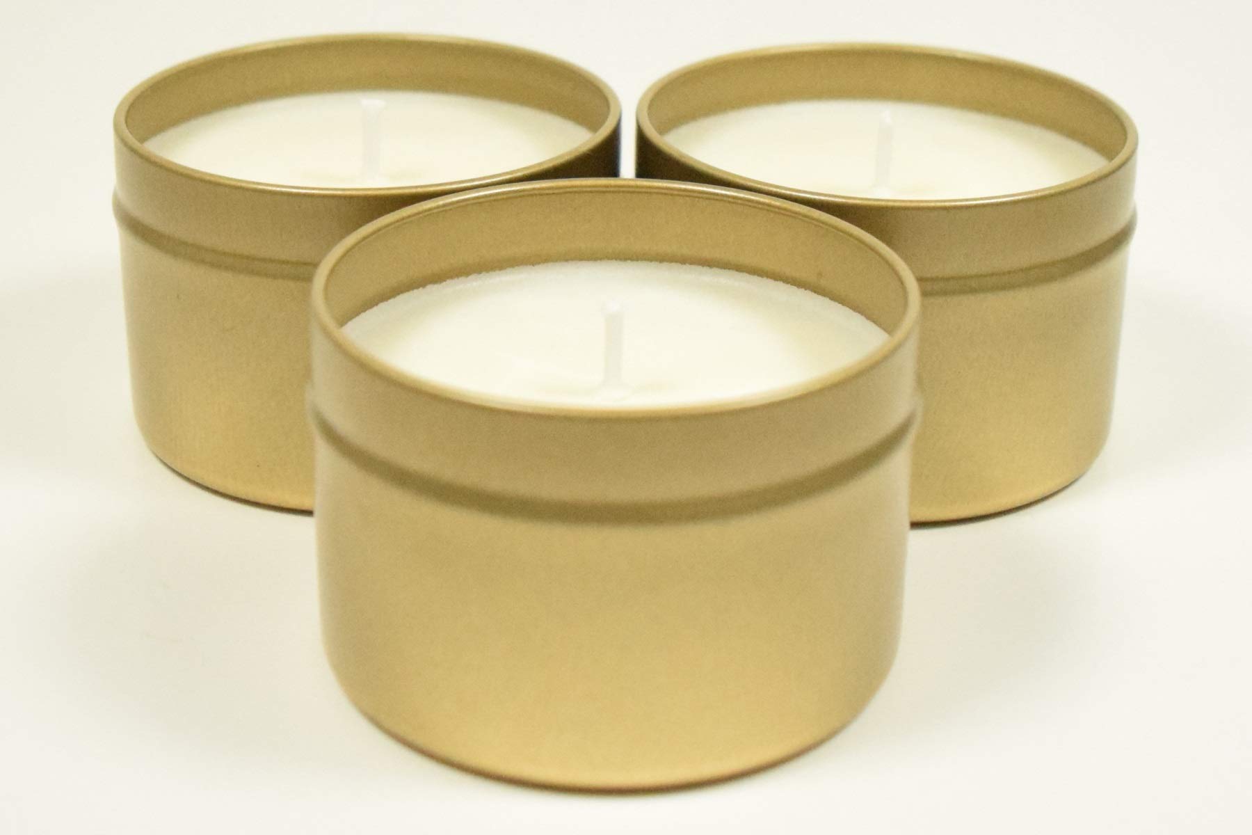 Natural Soy Candles - 4 oz Hand-Poured Scented Soy Wax Candles in Tin | Aromatherapy, Relaxation & Home Decor Gift | Perfect for Yoga, Meditation & Romantic Dinners