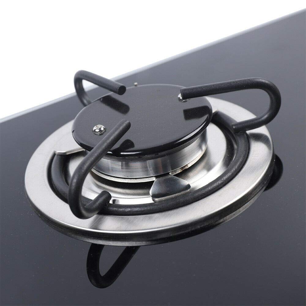 2 Burner Gas Cooktop with Sink - Tempered Glass LPG Stove for RV, Boat, Camper & Caravan | Easy Clean Design | Perfect for Outdoor Cooking, Small Apartments & Mobile Living