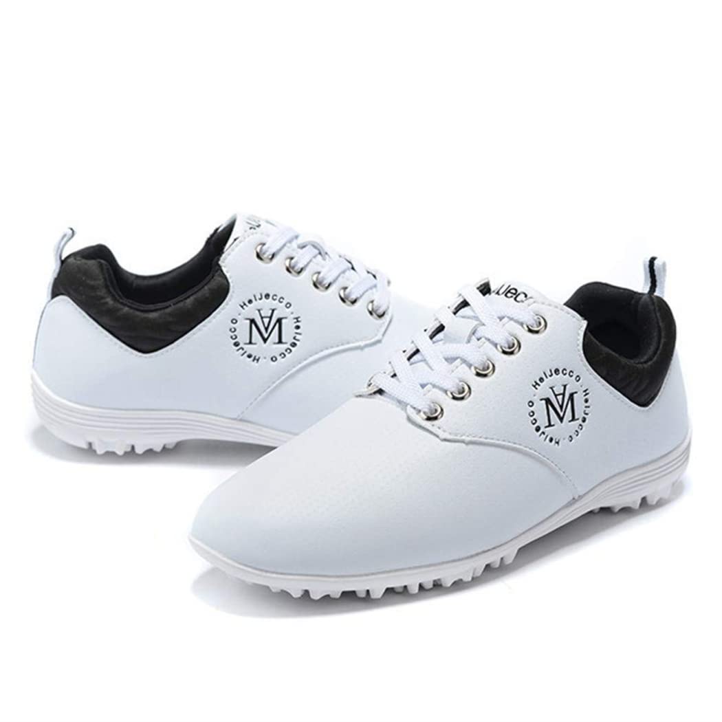 **Waterproof Women's Golf Shoes - Anti-Slip Outdoor Sneakers for Ladies & Boys | White Size 37 EU | Perfect for Golfing, Walking & Training**