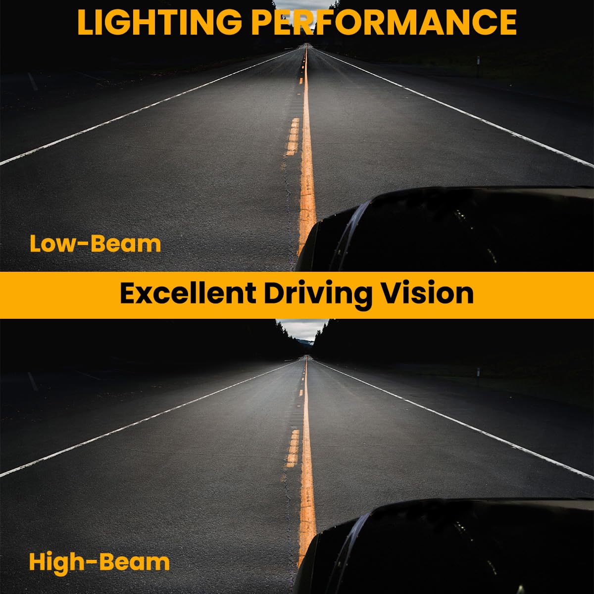 Spec-D Black LED Projector Headlights for 2006-2008 Mercedes ML-Class | Sequential Turn Signals | Left+Right Pair | Upgrade Your W164 ML350/500