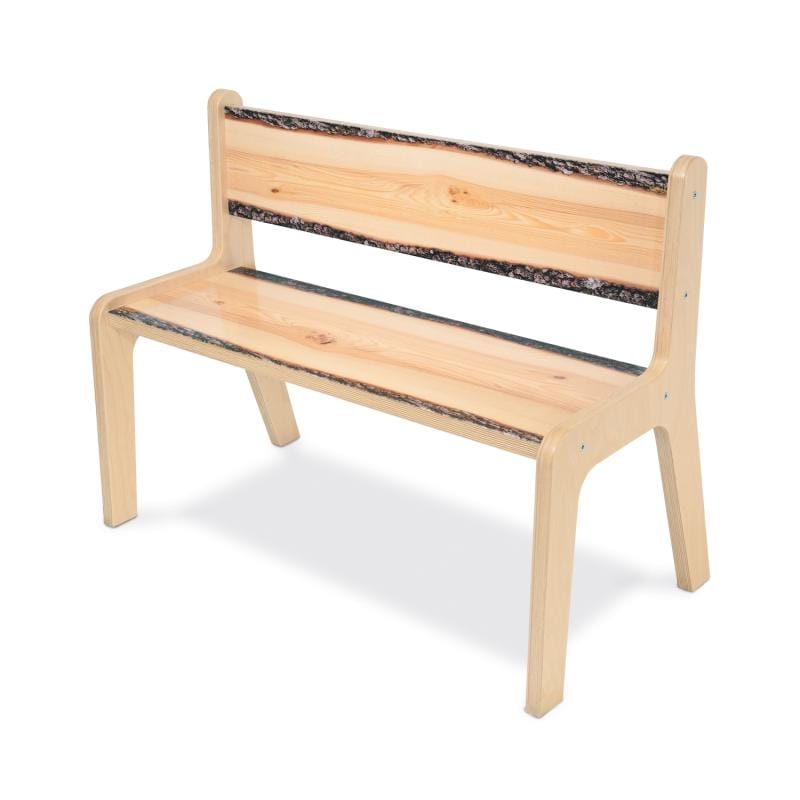 Handcrafted Live Edge Wood Bench - 14 Inch Height, Natural Finish - Perfect for Rustic Home Decor, Entryway Seating & Outdoor Garden Furniture