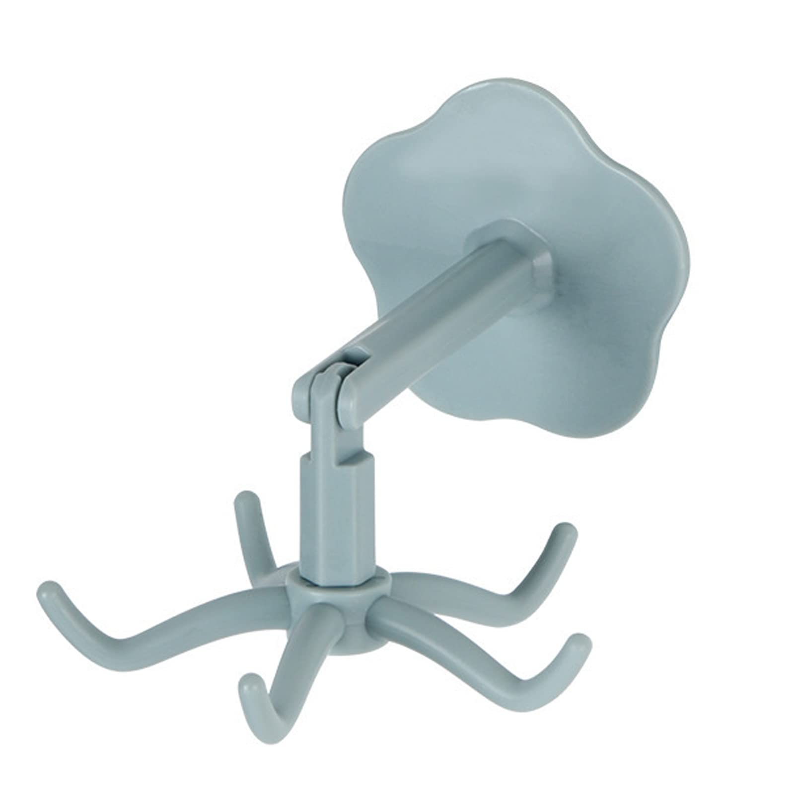 360° Rotating Non-Slip ABS Kitchen Hook - No Drill Wall Mount Storage Holder for Utensils, Towels & Home Organization - Perfect for Small Spaces, RVs & Dorm Rooms