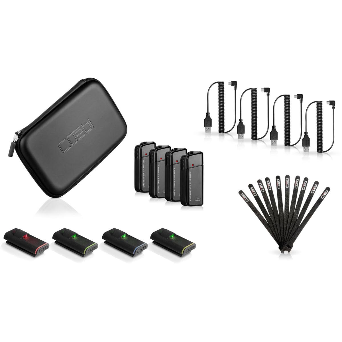 Wireless Tally Lights Set of 4 - Professional Studio Camera Indicator Lights for Live Streaming, Video Production & Broadcasting