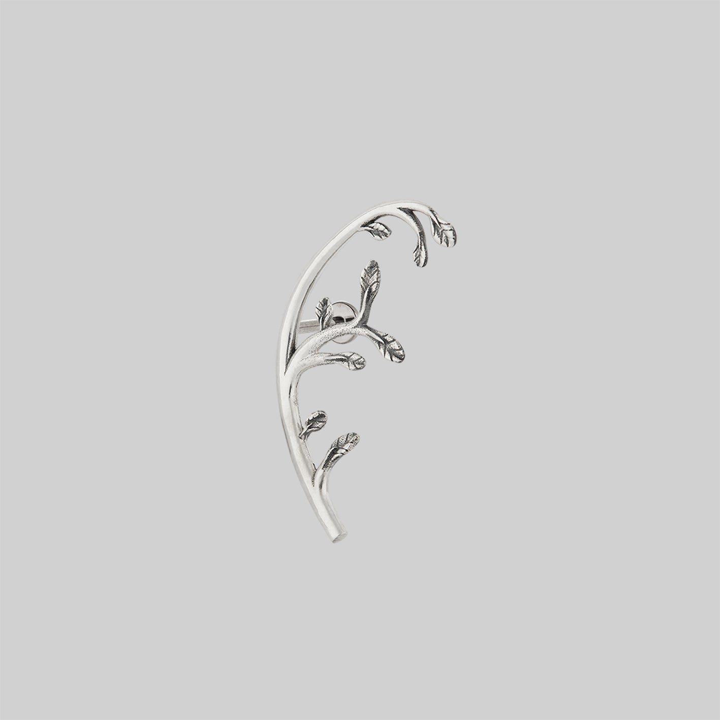 VENETIA Delicate Leaf Vine Stud Earrings - Sterling Silver Earrings for Women, Minimalist Nature-Inspired Jewelry for Everyday Wear, Gift for Her | Perfect for Office, Date Night & Special Occasions