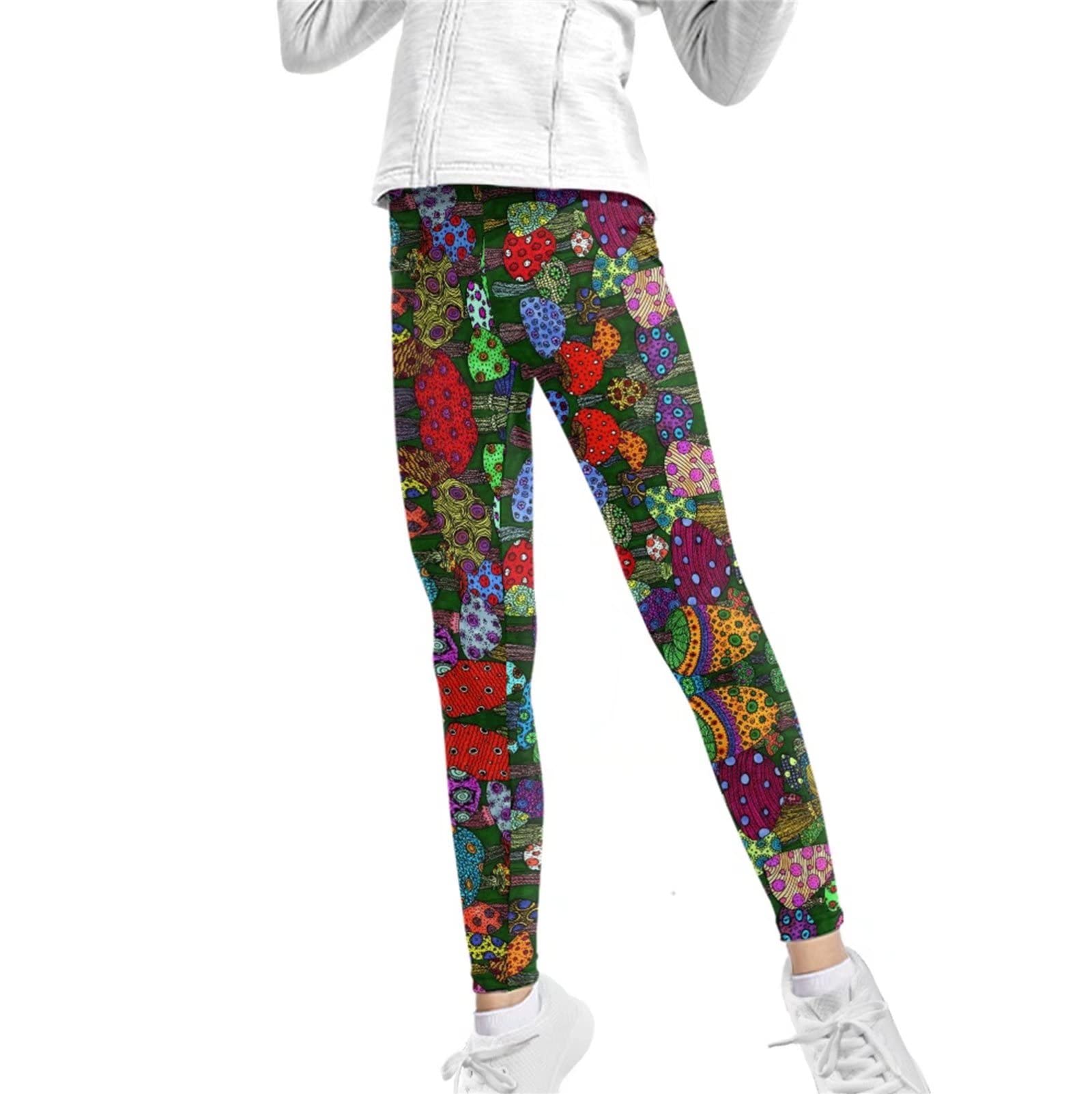 BYCHECAR Women's High Waist Yoga Leggings - Tummy Control Workout Pants for Running, Gym & Dance - Soft Stretchy Athletic Tights for Women & Girls