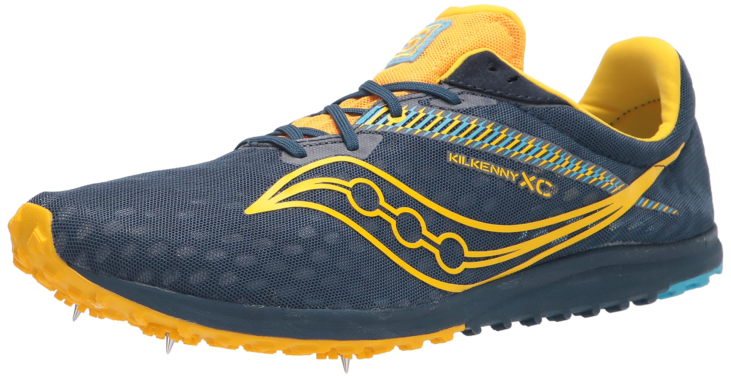 Saucony Men's Kilkenny XC 9 Cross Country Running Shoes - Lightweight Trail & Racing Spikes for Track, Mud & Grass - Perfect for Cross Country Competitions & Training