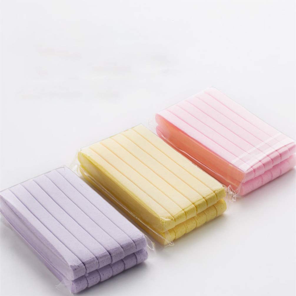 12-Pack CALLARON Natural Cellulose Exfoliating Face Sponges - Gentle Makeup Remover & Cleansing Puffs for Soft Skin | Perfect for Daily Skincare & Makeup Application