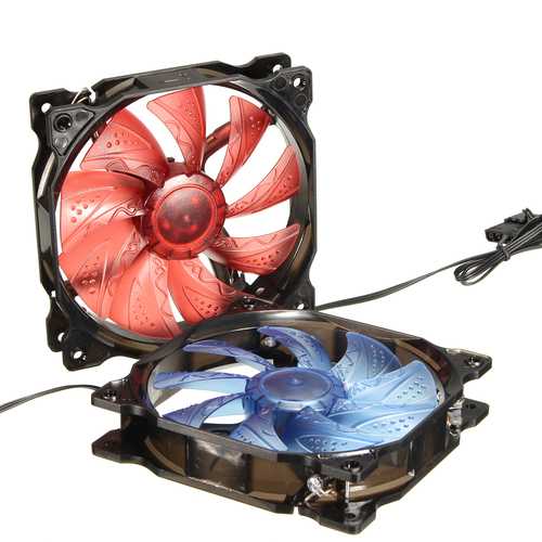 120mm 3Pin 4Pin 19dB Ultra Quiet PC Cooling Fan - 12V Computer Case Fan for Gaming PC, Desktop, CPU Cooler & Cabinet Cooling - Perfect for Silent Workstations & High Performance Gaming Rigs