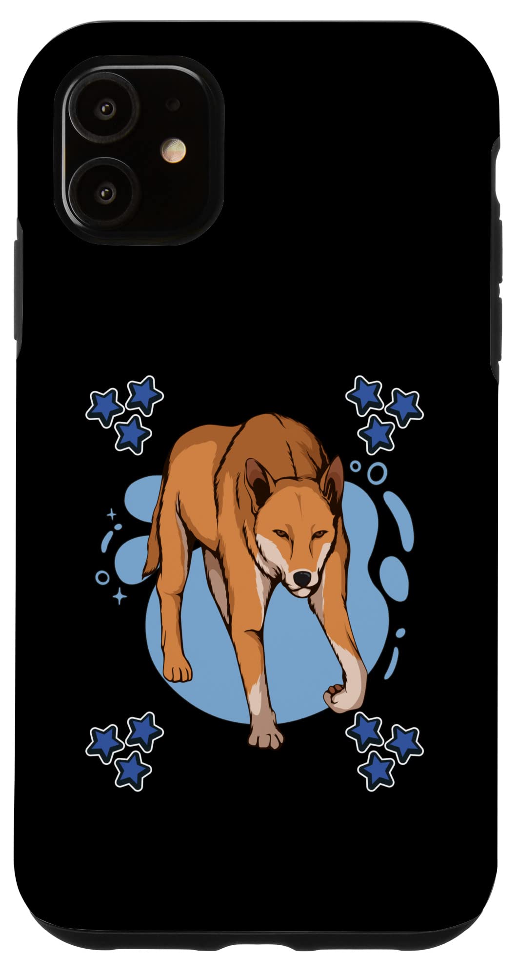 iPhone 11 Case - Dingo Blue Dog Design for Pet Lovers