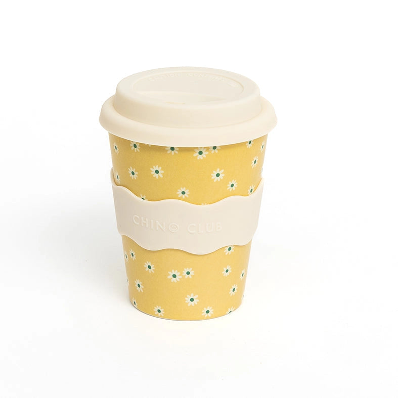 Yellow Daisy Coffee Mug for Adults - 350ml Insulated Ceramic Cup - Perfect for Home, Office & Gifts