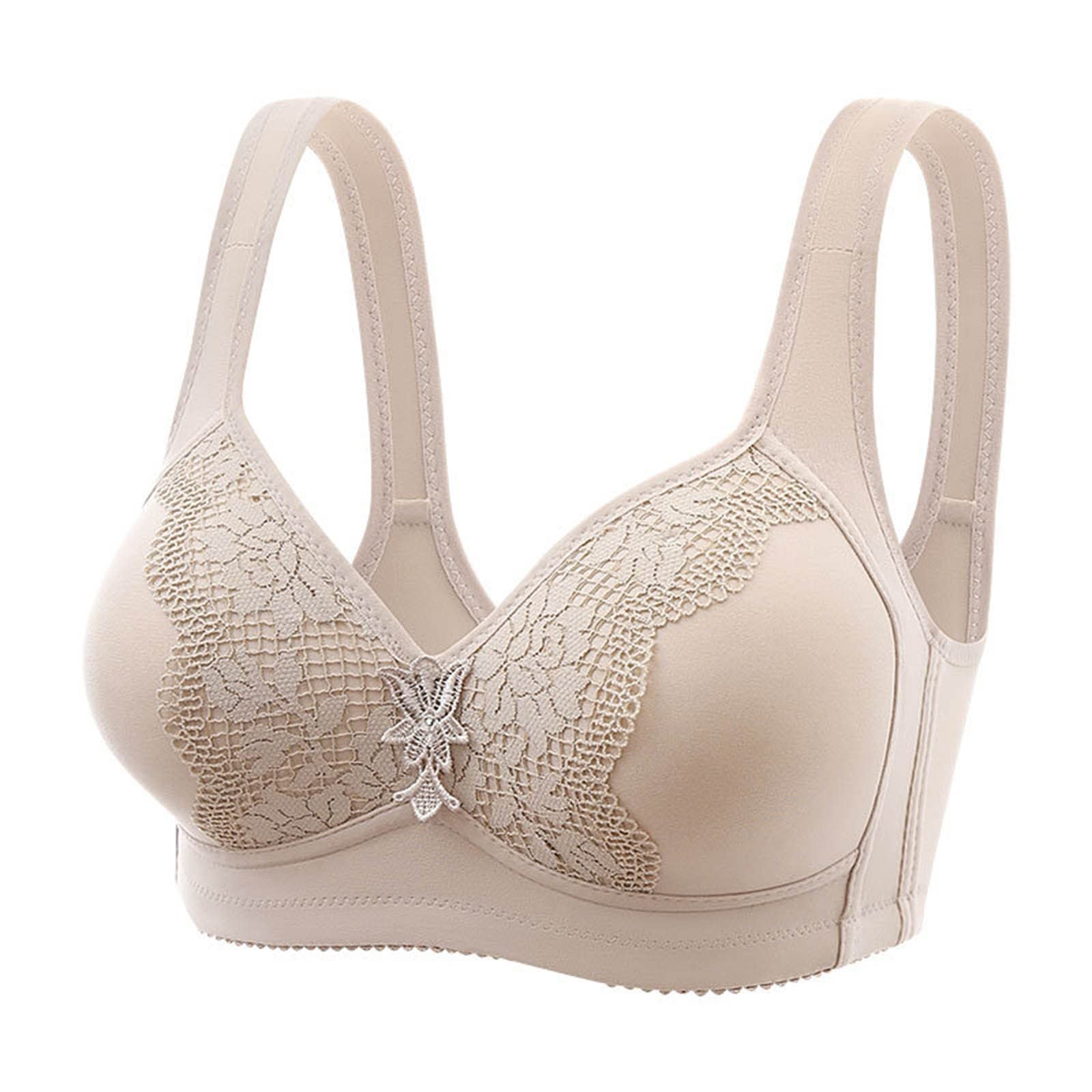 Plus Size Sports Bras for Women - Seamless Push Up & Lace for Gym & Yoga