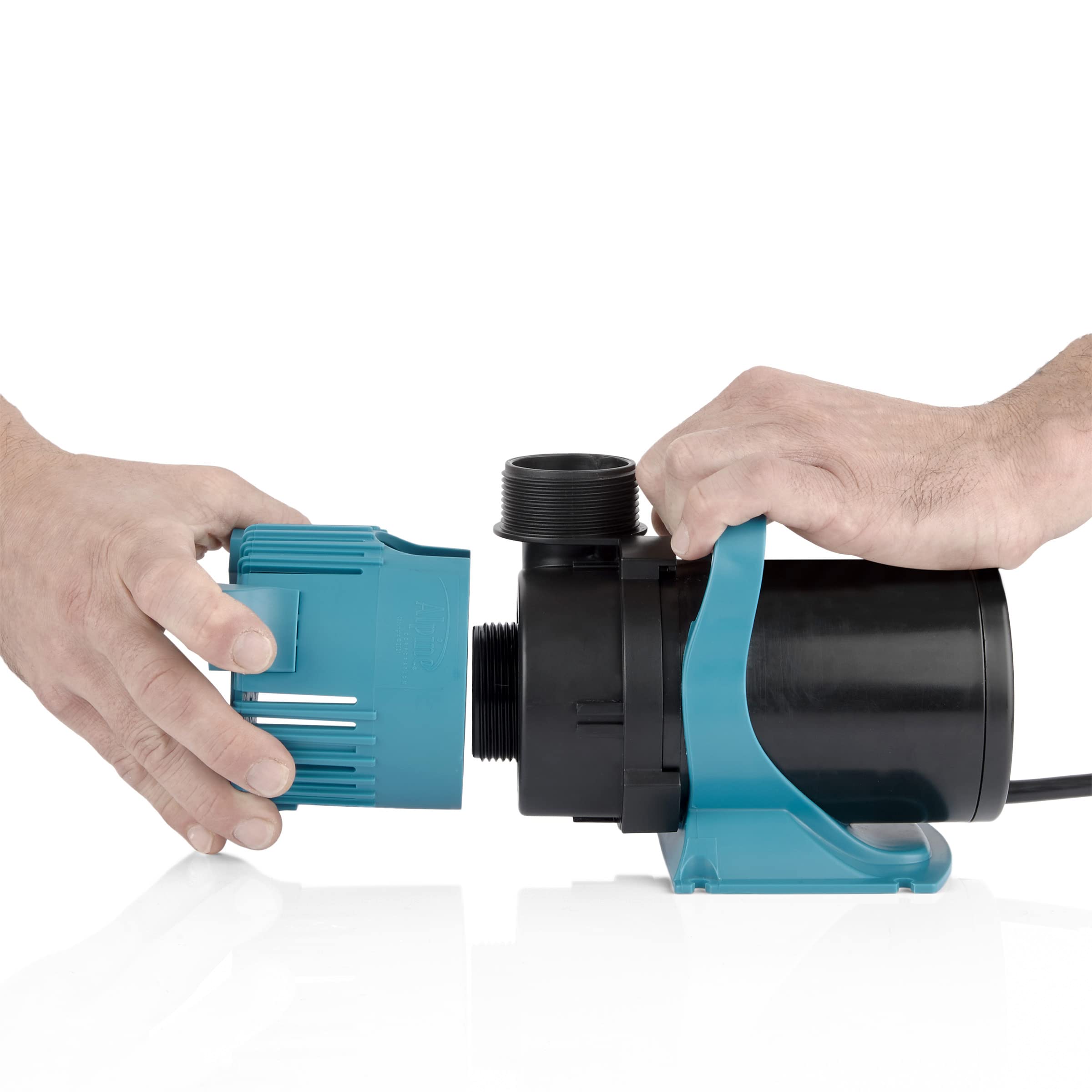 Alpine Corporation 4700 GPH Energy Efficient Water Pump for Ponds, Fountains, Waterfalls - Powerful Circulation for Outdoor Garden, Backyard Decor & Aquatic Systems
