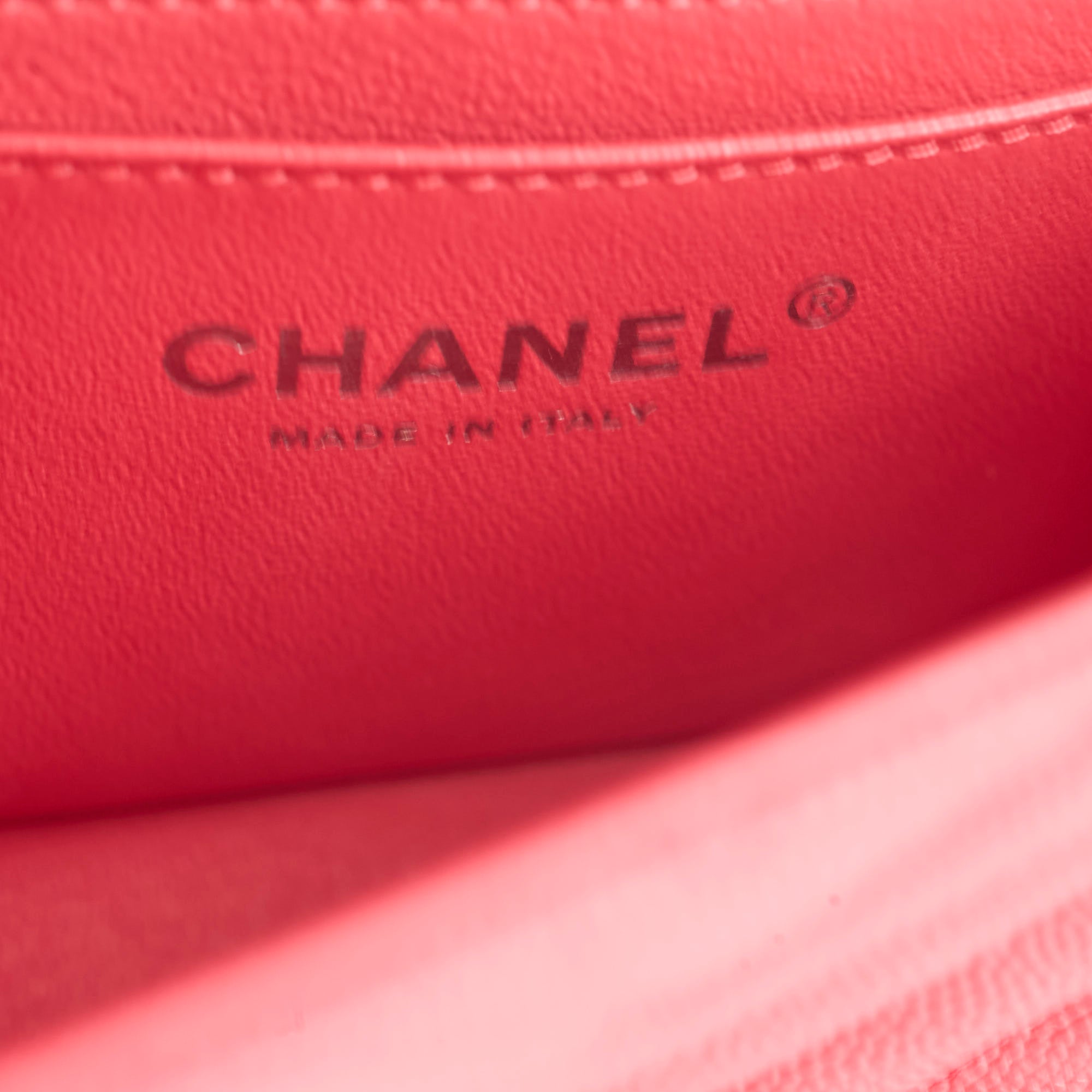 Chanel Mini Rectangular Caviar Coral Leather Crossbody Bag - Luxury Designer Handbag for Women | Perfect for Evening Parties, Date Nights & Special Occasions