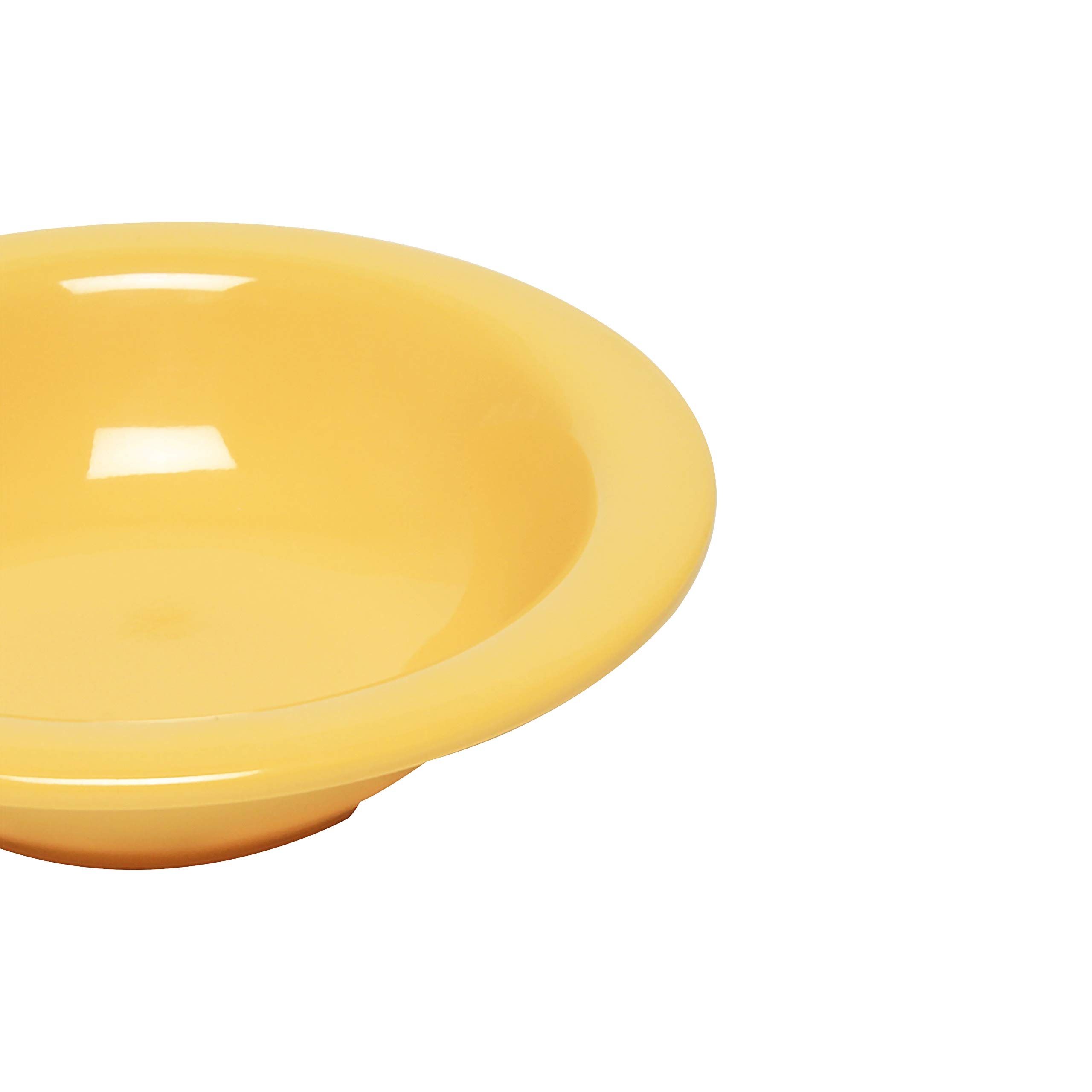 Bright Yellow Melamine Salad Bowl Set - 4.75 Inch, 4 oz (Pack of 12) | Durable & Lightweight Dinnerware for Picnics, Outdoor Dining & Everyday Use