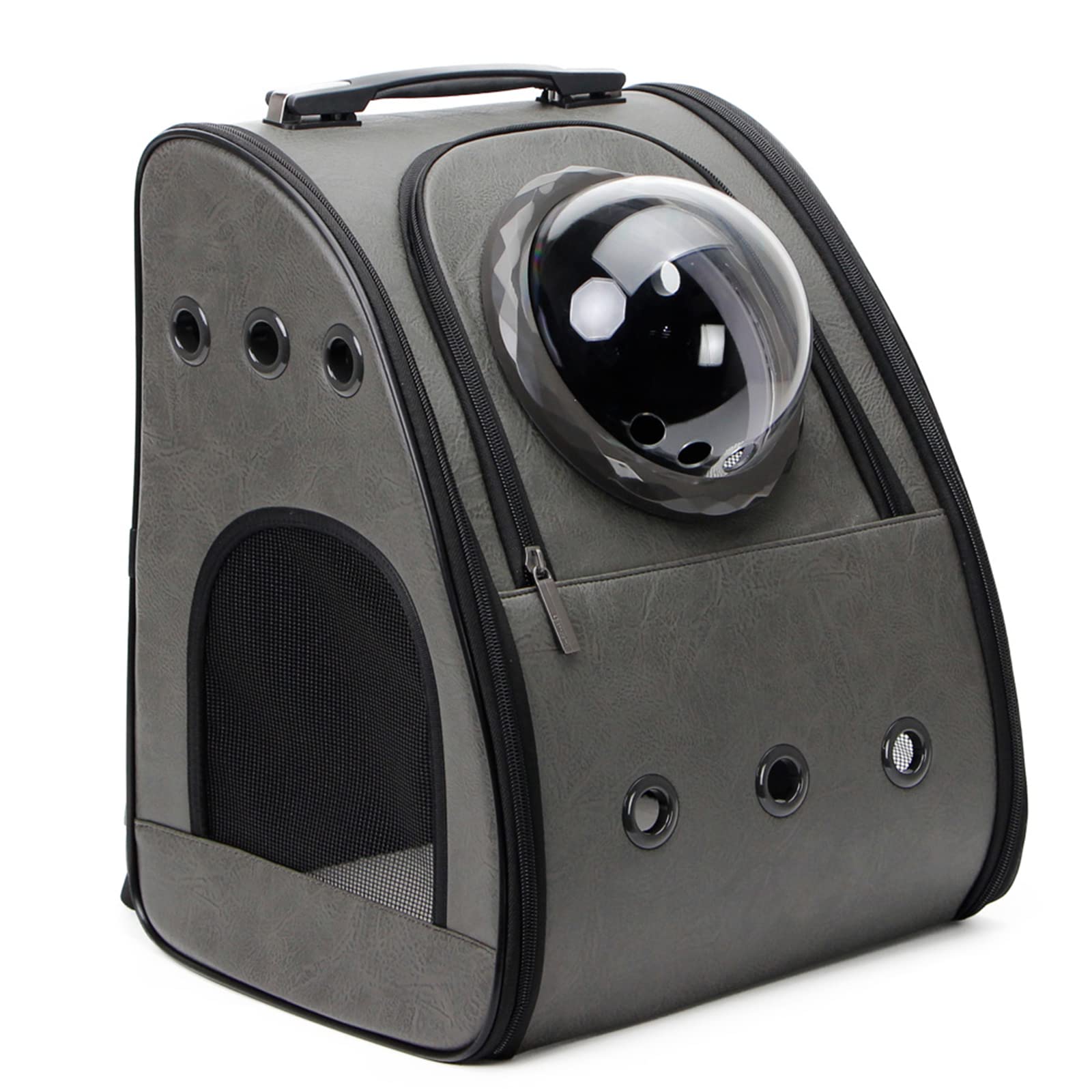 Luvehandicraft Bubble Backpack Pet Carrier - Waterproof & Breathable Space Capsule for Cats & Small Dogs | Perfect for Hiking, Travel, Camping & Outdoor Adventures | Durable Pet Travel Bag with Transparent Bubble Window
