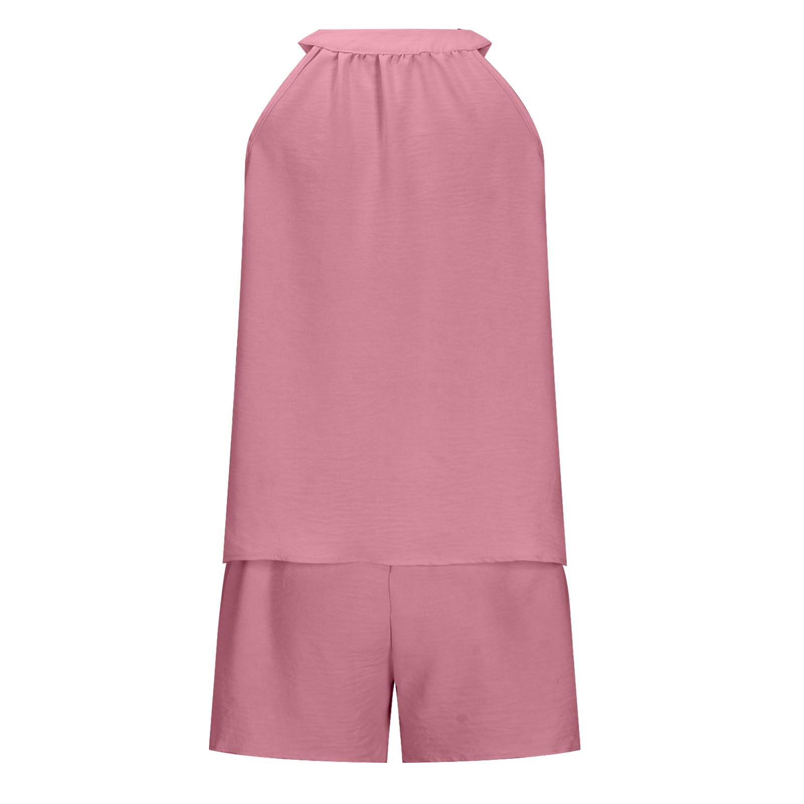 Women's 2-Piece Shorts Set - Soft Lounge Cami & PJ Shorts with Pockets | Summer Sleepwear, Cute Outfits for Home, Vacation & Relaxation