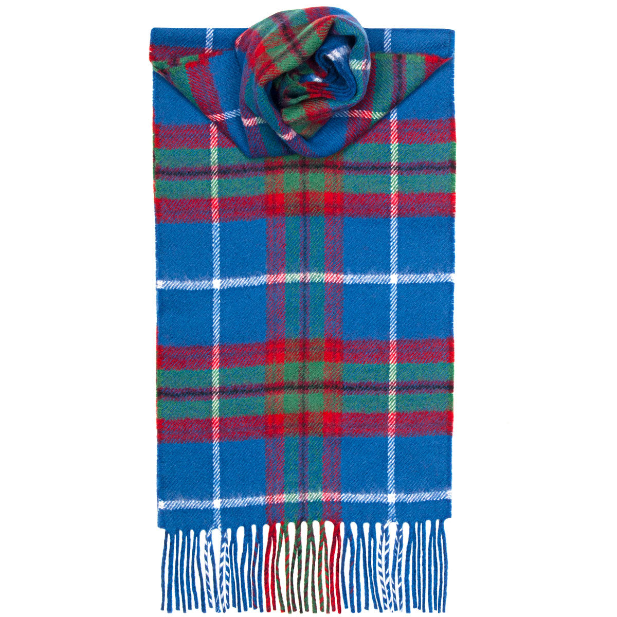 Edinburgh Tartan Scarf - Premium Wool Plaid Wrap for Men & Women - Perfect for Winter Fashion, Scottish Heritage Events & Outdoor Activities