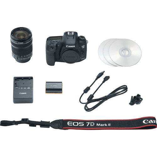 Canon EOS 7D Mark II DSLR Camera with 18-135mm Lens Kit - Professional Digital Photography for Travel, Sports & Wildlife - USA Version