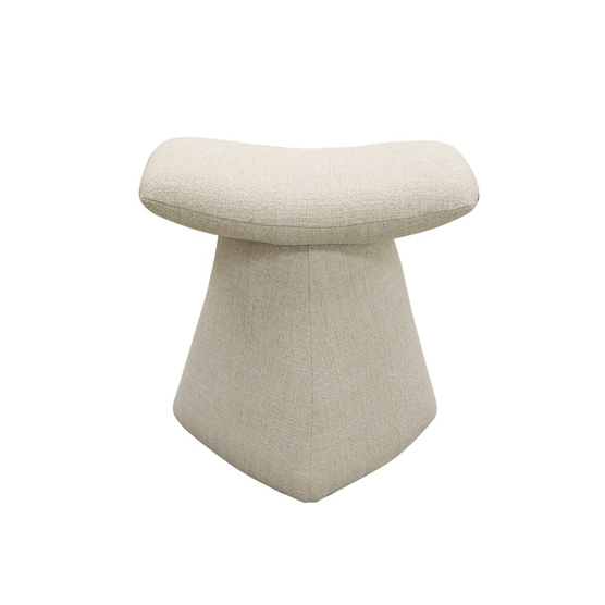 Billini Ottoman Alabaster - Stylish Footstool for Living Room, Bedroom & Office | Comfortable & Versatile Home Decor