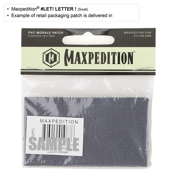 Custom Embroidered Letter Morale Patch - Personalized Name Patch for Jackets, Hats & Backpacks | Perfect for Military, Police & Outdoor Enthusiasts