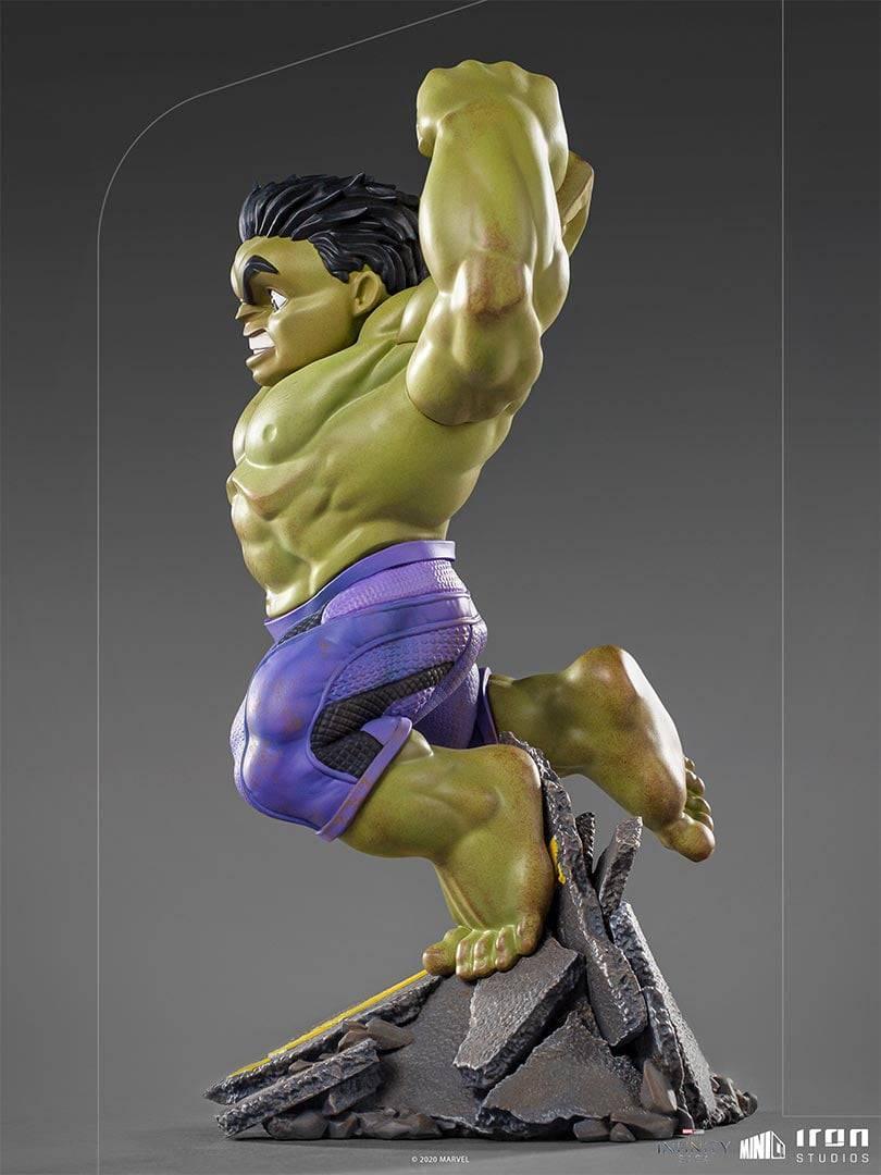 Iron Studios The Infinity Saga Hulk MiniCo Figure - Collectible Marvel Avengers Action Figure for Display & Gifts