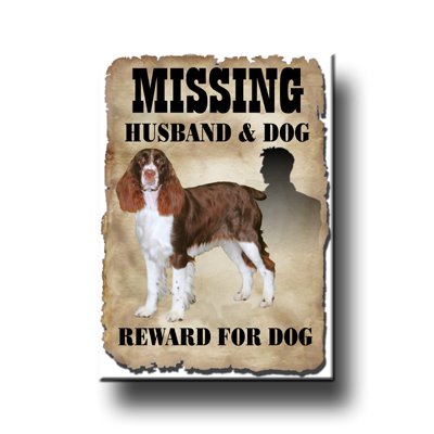 English Springer Spaniel Husband Missing Funny Fridge Magnet No. 2 - Perfect for Pet Lovers, Gifts & Kitchen Decor