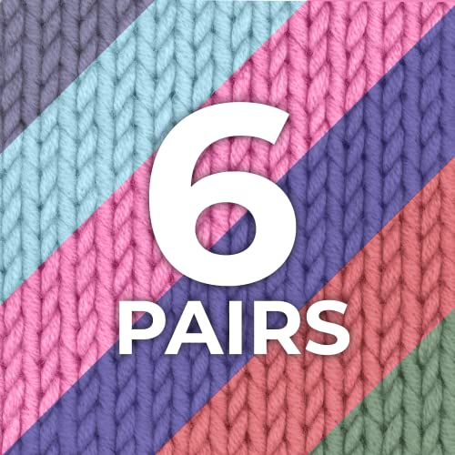 Bright Colors - 6 Pairs