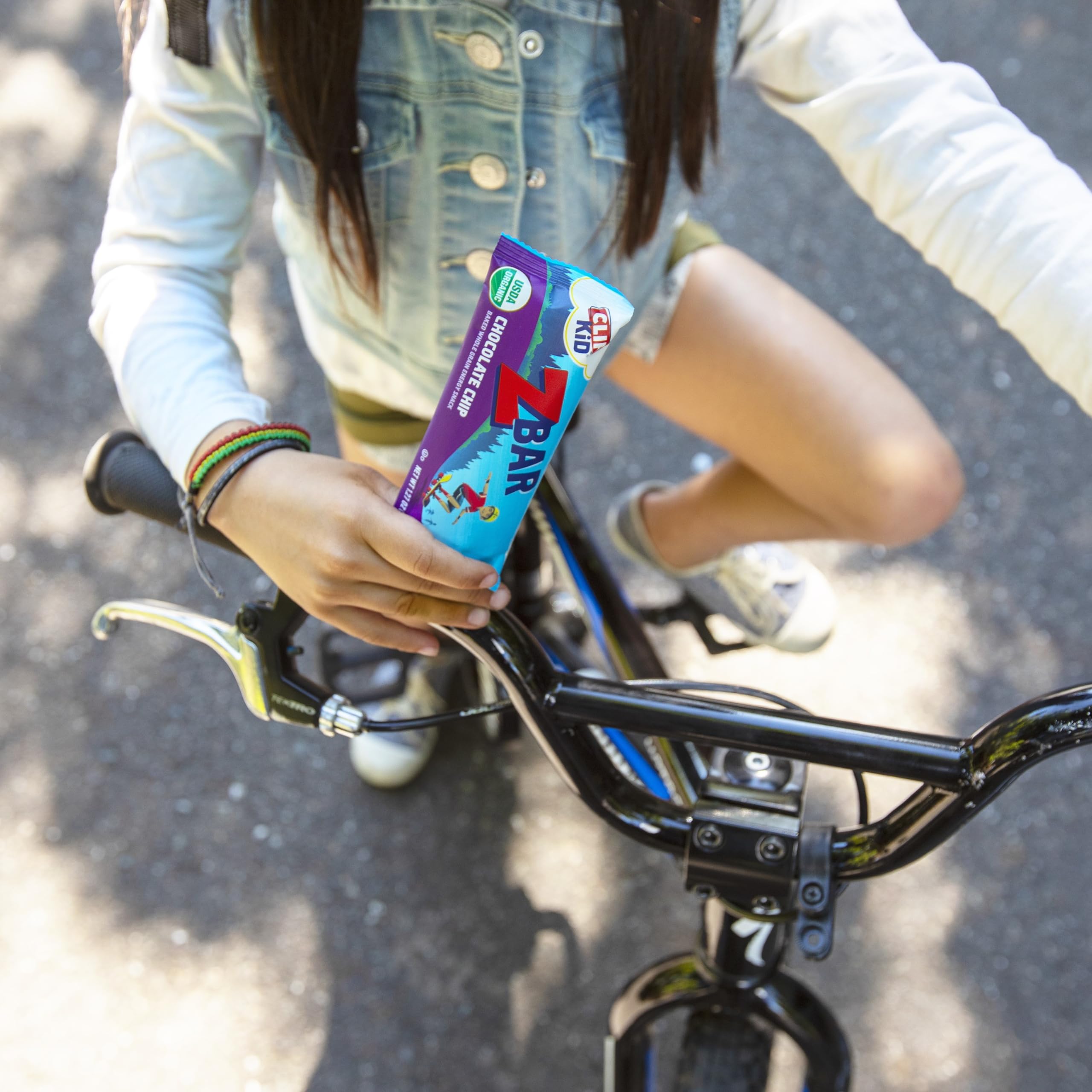 Organic CLIF Kid Zbar Chocolate Chip Snack Bars - 18 Pack for School Lunches & Outdoor Activities