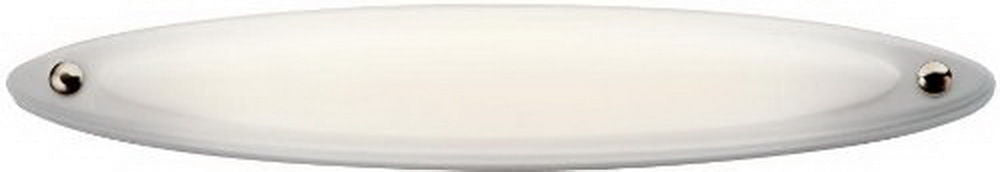 Energy Efficient Fluorescent Wall Light - Kichler 10473 PN Linear Collection, Polished Nickel Finish for Hallway, Bathroom & Office Lighting