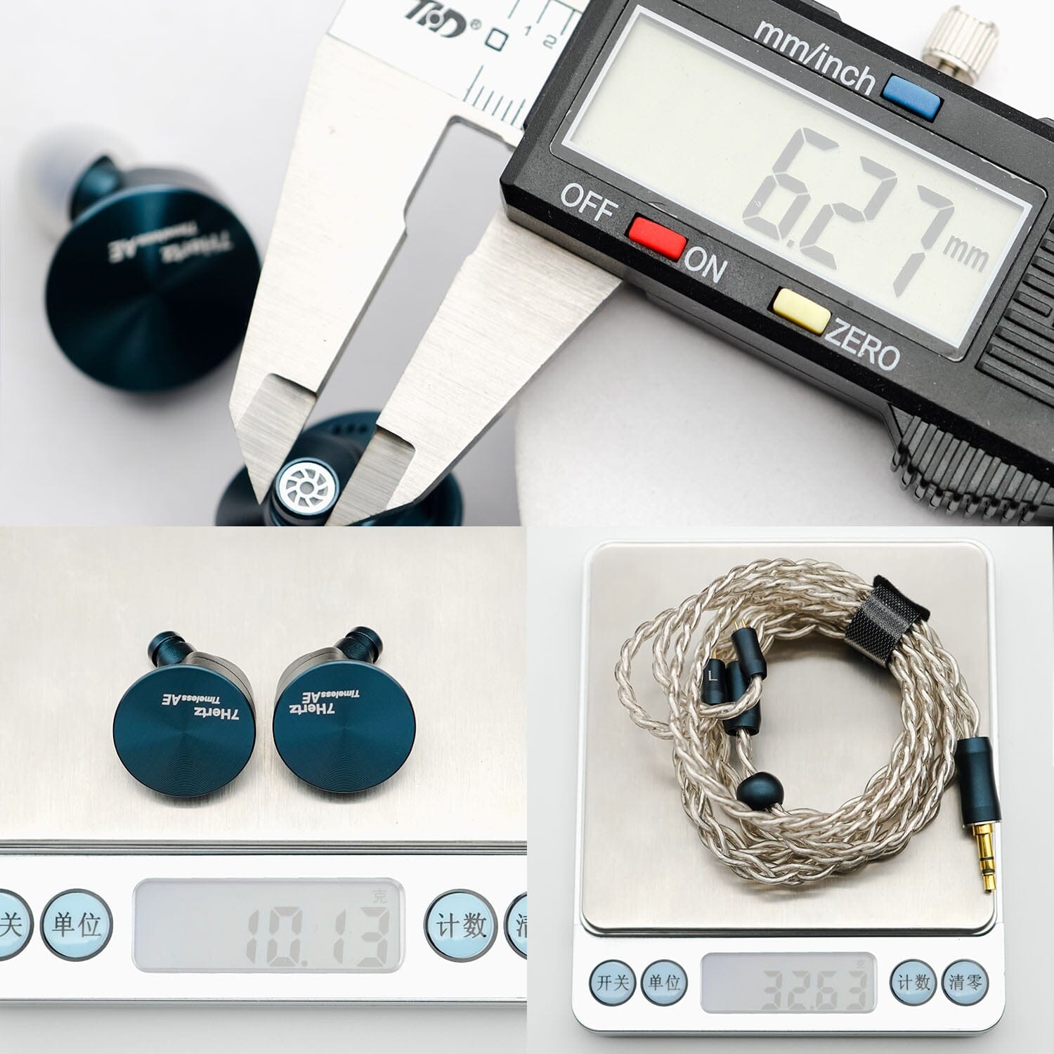 7HZ Timeless AE 14.2mm Planar Magnetic IEMs - High Resolution In-Ear Monitors for Audiophiles, Musicians & Studio Use