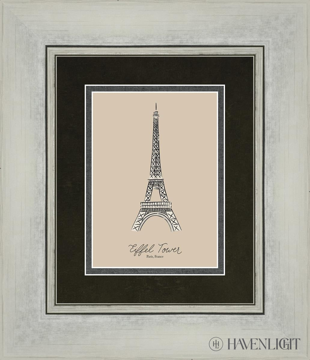 Eiffel Tower Art Print by Elise Gomez - Elegant Parisian Wall Decor for Home, Office & Gifts