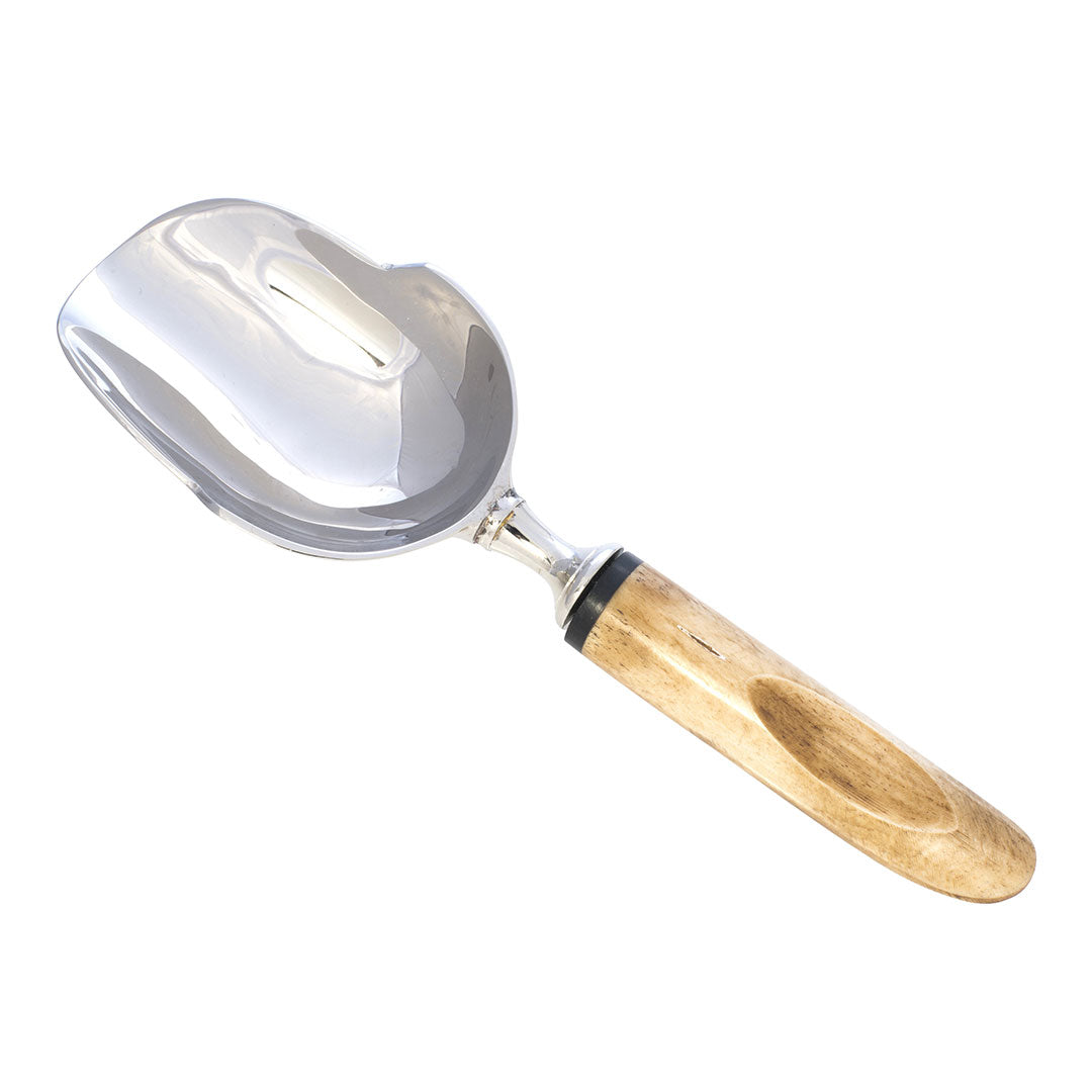 Premium Stainless Steel Ice Scoop - Caribbean Chic Design for Cocktails, Smoothies & Party Drinks - Perfect for Home Bars, Restaurants & Beach Parties