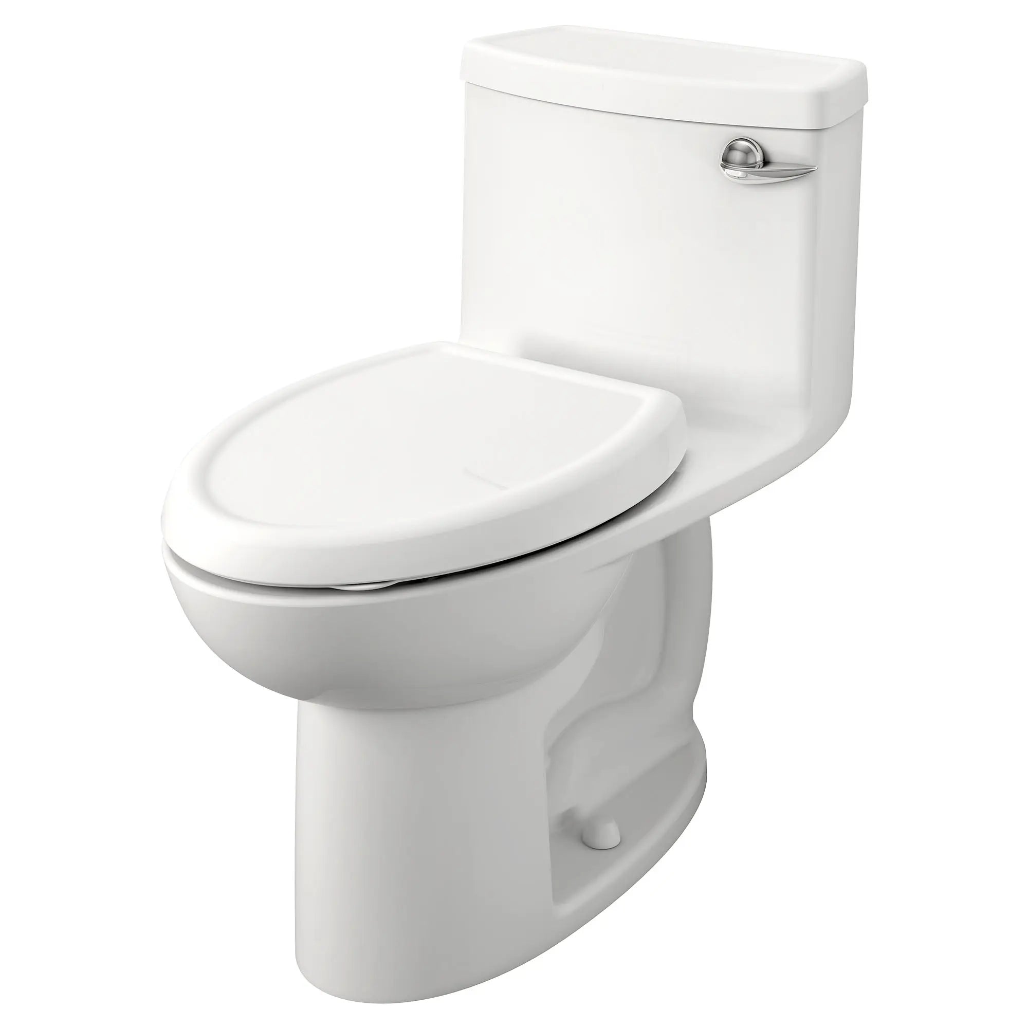 Compact Cadet® 3 One-Piece 1.28 GPF/4.8 LPF Elongated Toilet with Right-Hand Trip Lever & Seat - Space-Saving Design for Small Bathrooms & Powder Rooms