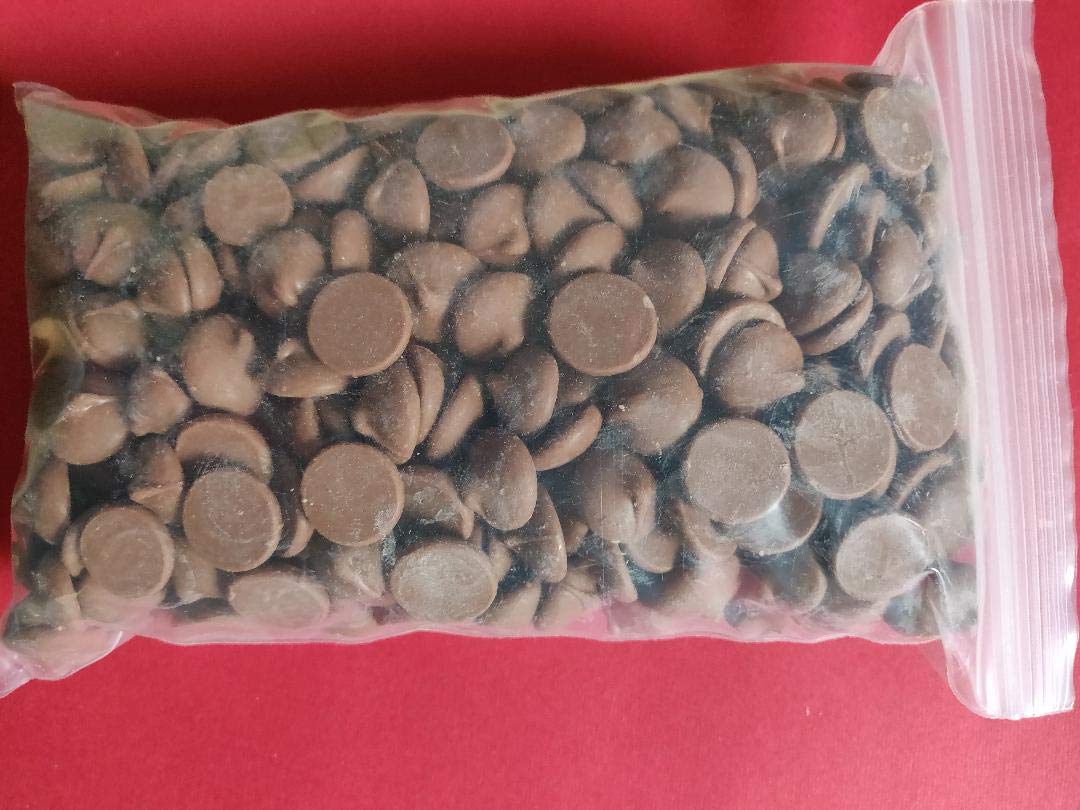 Merckens Marquis Real Milk Chocolate 2 LB (907g) - Premium Baking Chocolate for Cakes, Cookies & Desserts - Bulk Chocolate for Professional & Home Bakers