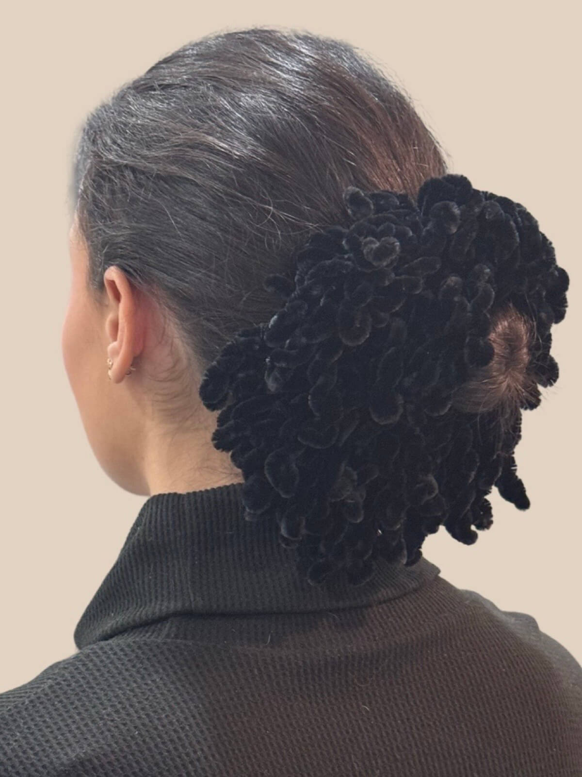 Volumizing Scrunchie Hair Ties for Women - Thick & Soft Elastic Hair Bands for Ponytails, Buns & Everyday Styling - Perfect for Workouts, Office & Casual Wear