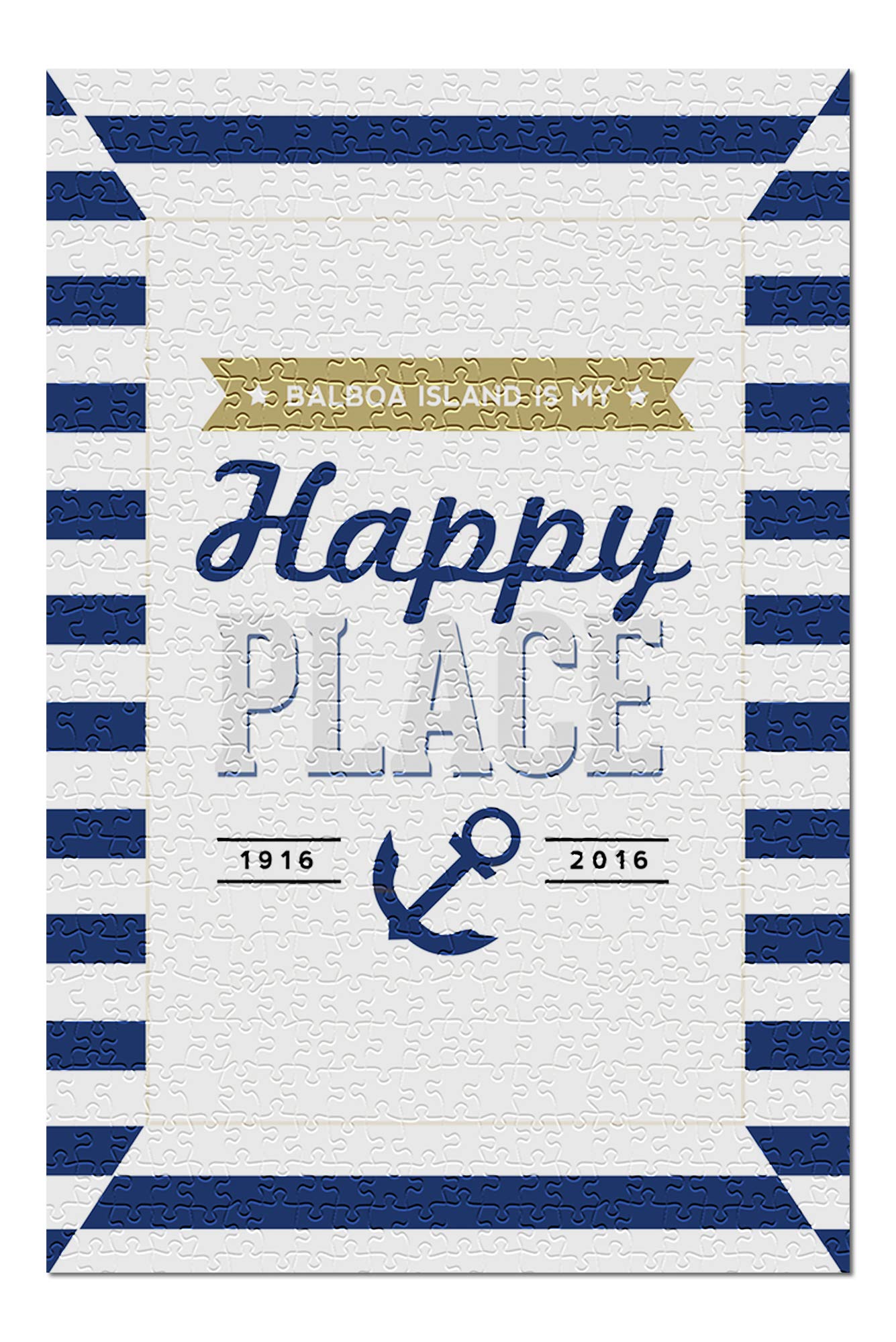 Balboa Island California 500 Piece Jigsaw Puzzle for Adults & Family - Premium 19x27 inch Made in USA Puzzle - Relaxing Beach Scene for Home Decor & Family Game Night