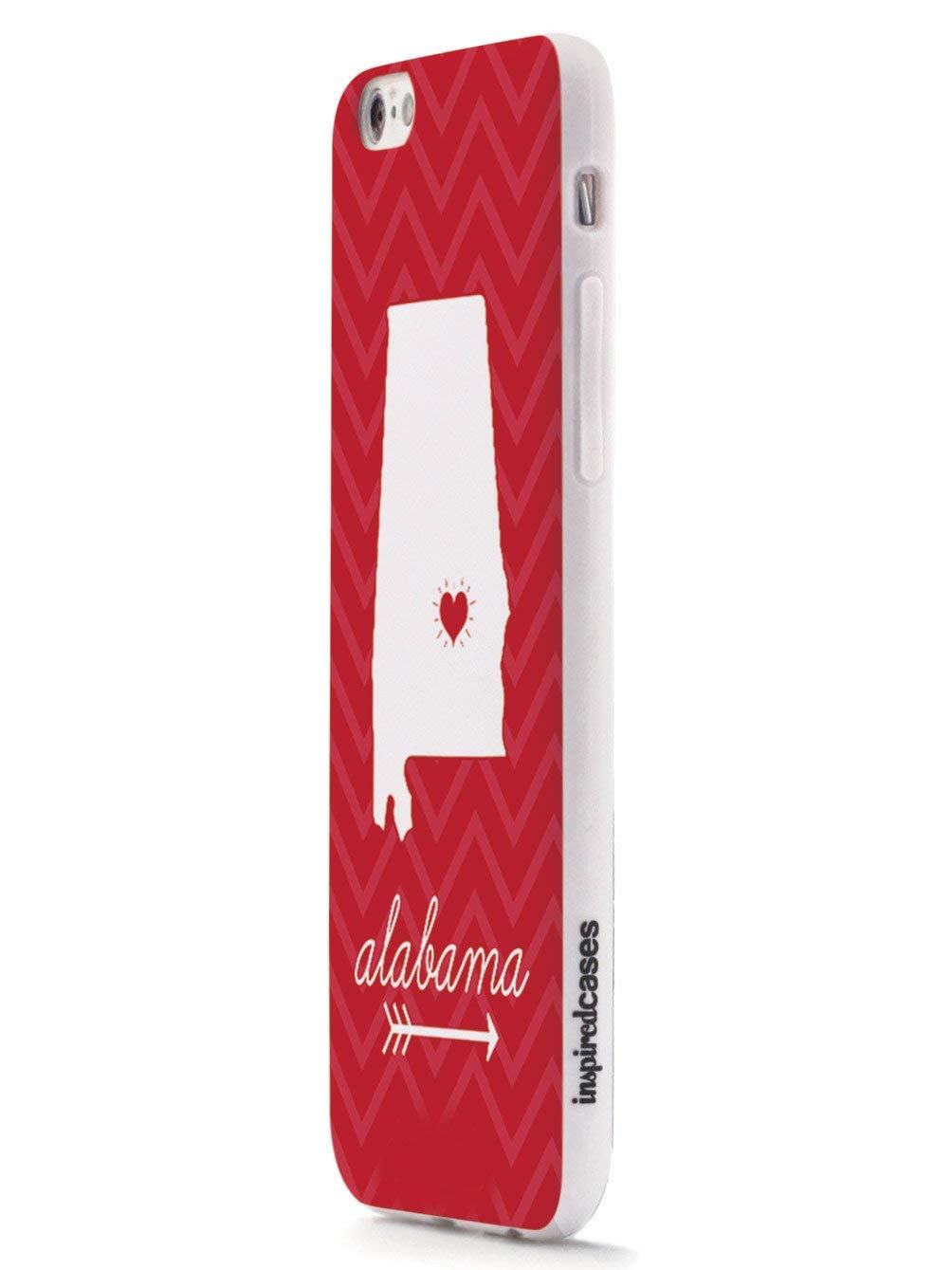 **Alabama Chevron Pattern iPhone 8 Case - 3D Textured Protective Cover for Apple iPhone 8 - Durable & Stylish Phone Case - Perfect for Everyday Use & Travel**