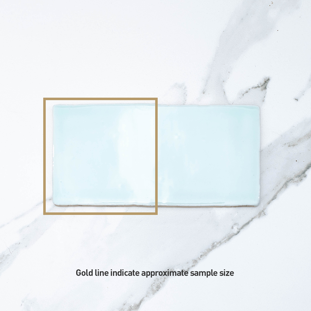 Manhattan Aqua 75x150 Glossy Ceramic Subway Tile - Perfect for Kitchen Backsplash, Bathroom Walls & Shower Renovation