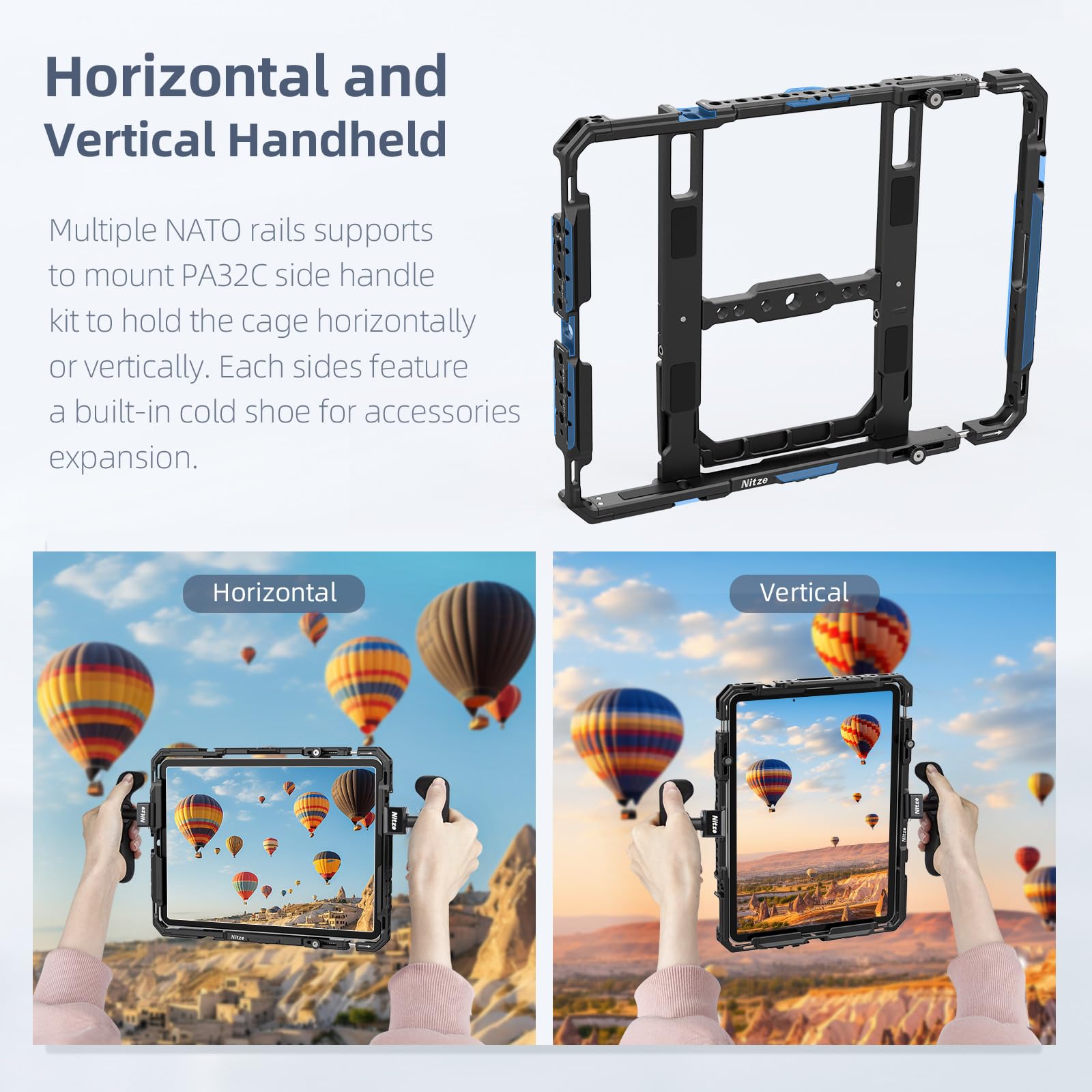 Universal Tablet Stand Holder for iPad 1-10, iPad Air 1-6, iPad Pro 11