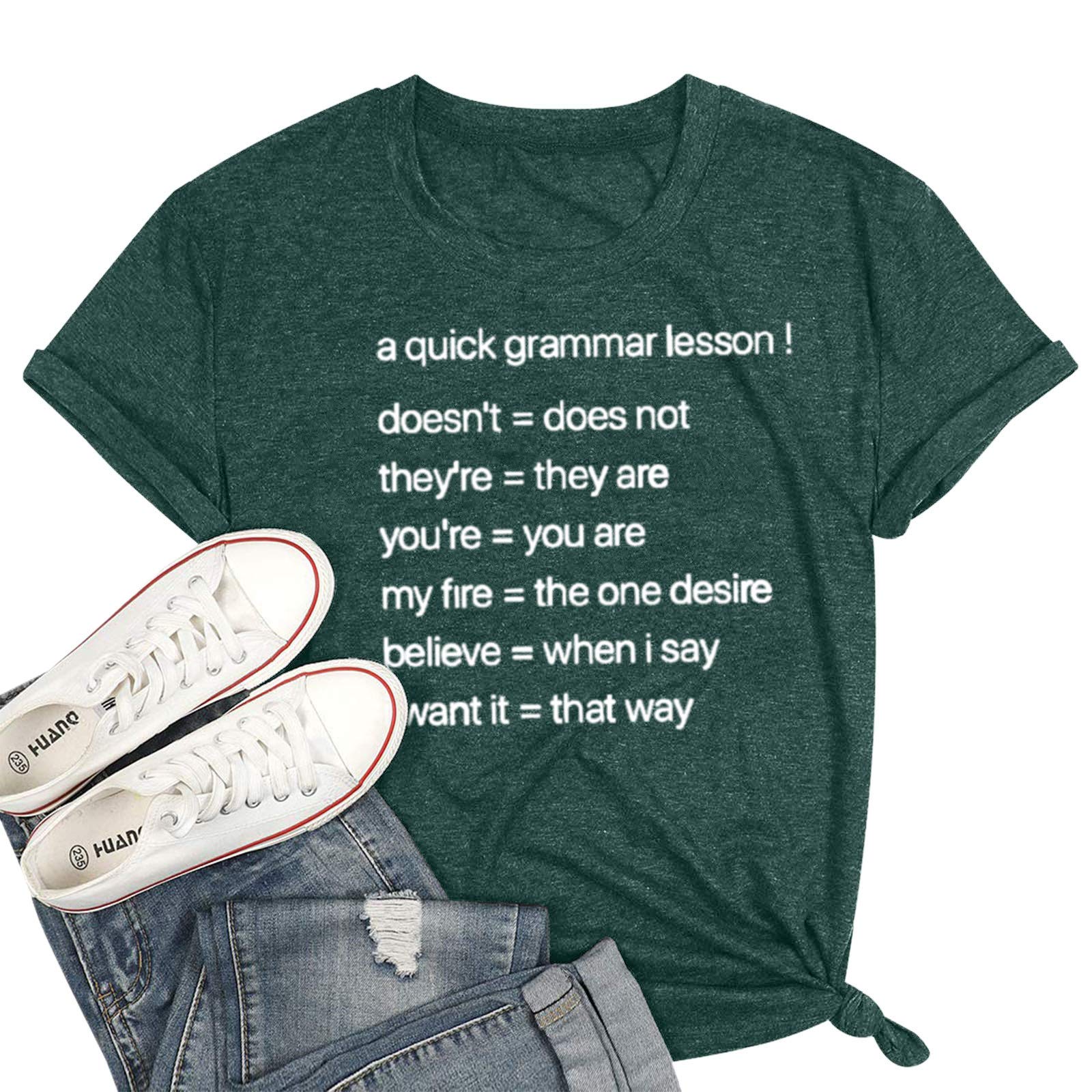 Women's Short Sleeve Graphic T-Shirts - Cute Printed Casual Tee Tops for Summer | Perfect for Everyday Wear, Outings & Vacation Outfits