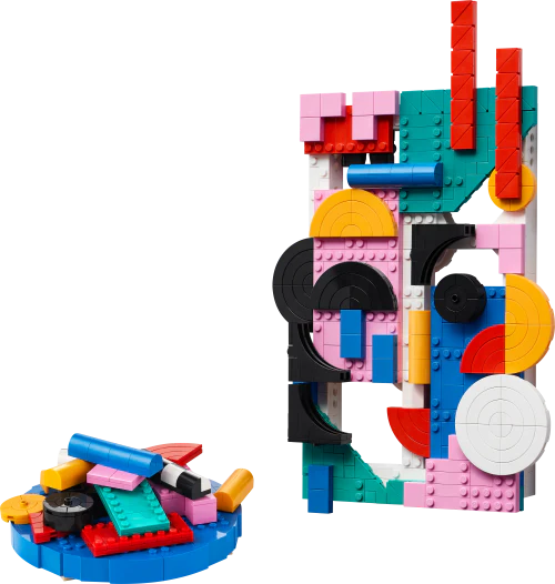 LEGO® Art: Modern Art Building Kit - Creative DIY Mosaic Set for Adults & Teens - Perfect for Home Decor, Office Display & Gift Giving