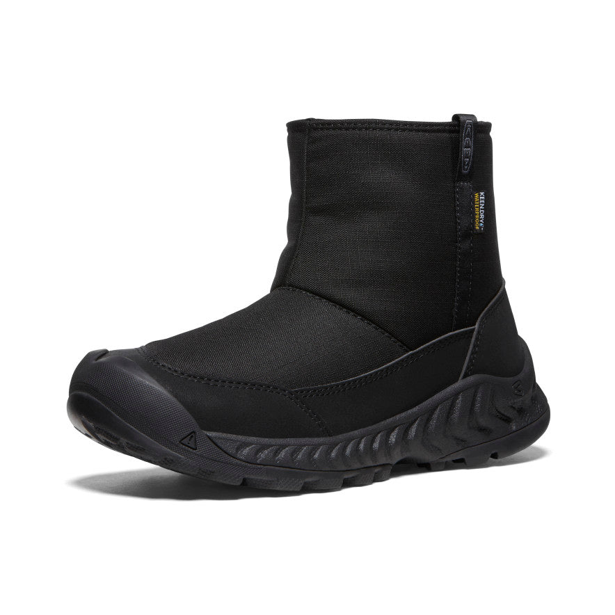 Women's Waterproof Hooded Pullover Jacket - NXIS Black/Black | Outdoor Hiking, Running & Casual Wear
