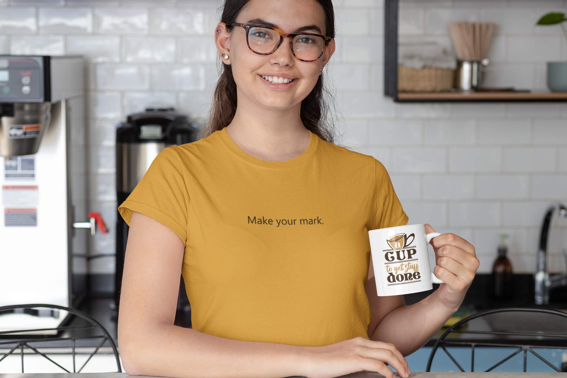11oz Motivational Coffee & Tea Mug for Office Work - Perfect Gift for Colleagues & Coworkers - Ideal for Desk Use, Meetings & Productivity Boost