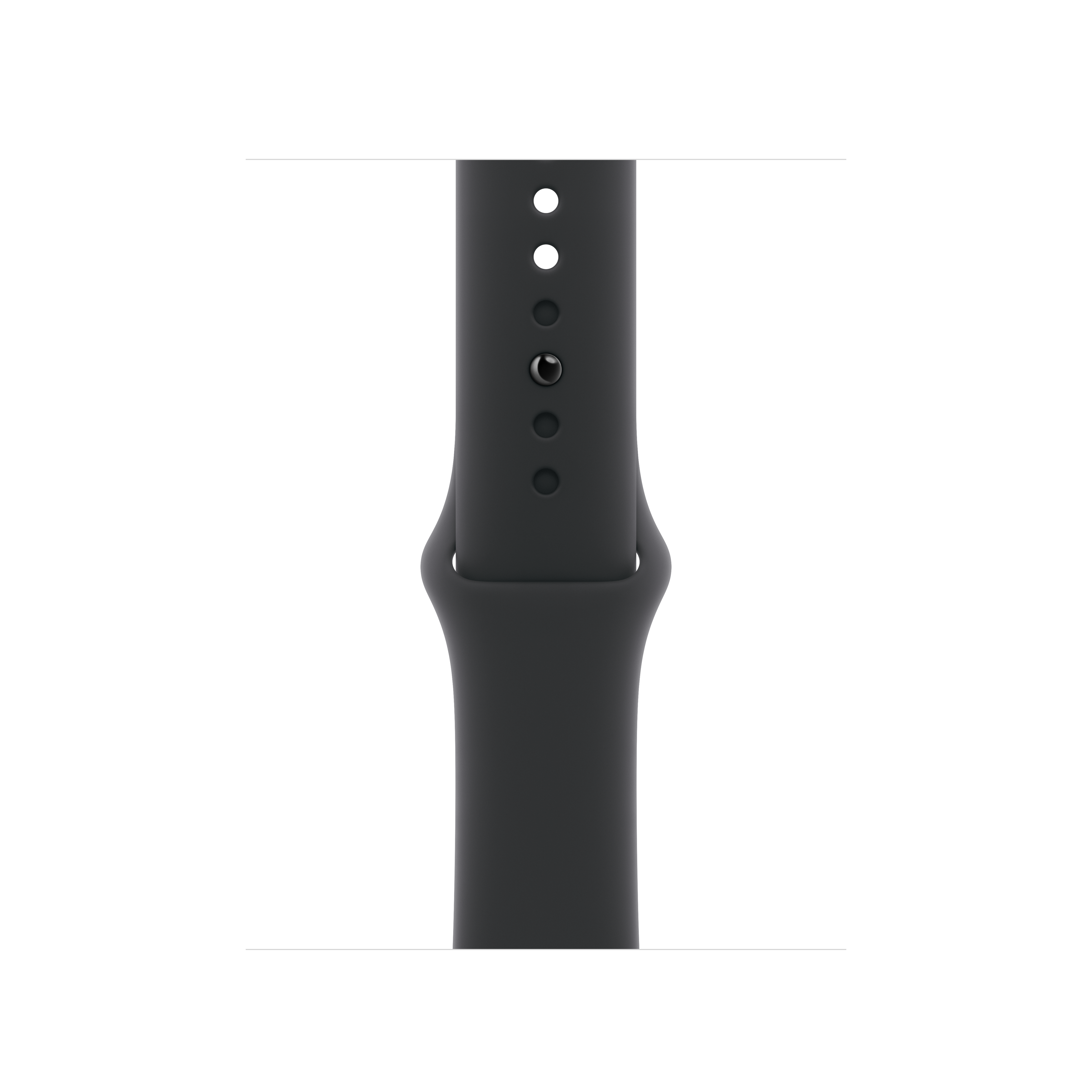 40mm Black Sports Strap for Smartwatches - Adjustable S/M Size - Perfect for Running, Gym & Outdoor Activities