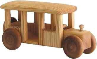 Handcrafted Wooden Bus Toy for Kids - Eco-Friendly Wooden Toy Car for Toddlers - Perfect for Imaginative Play, Birthday Gifts, and Nursery Decor