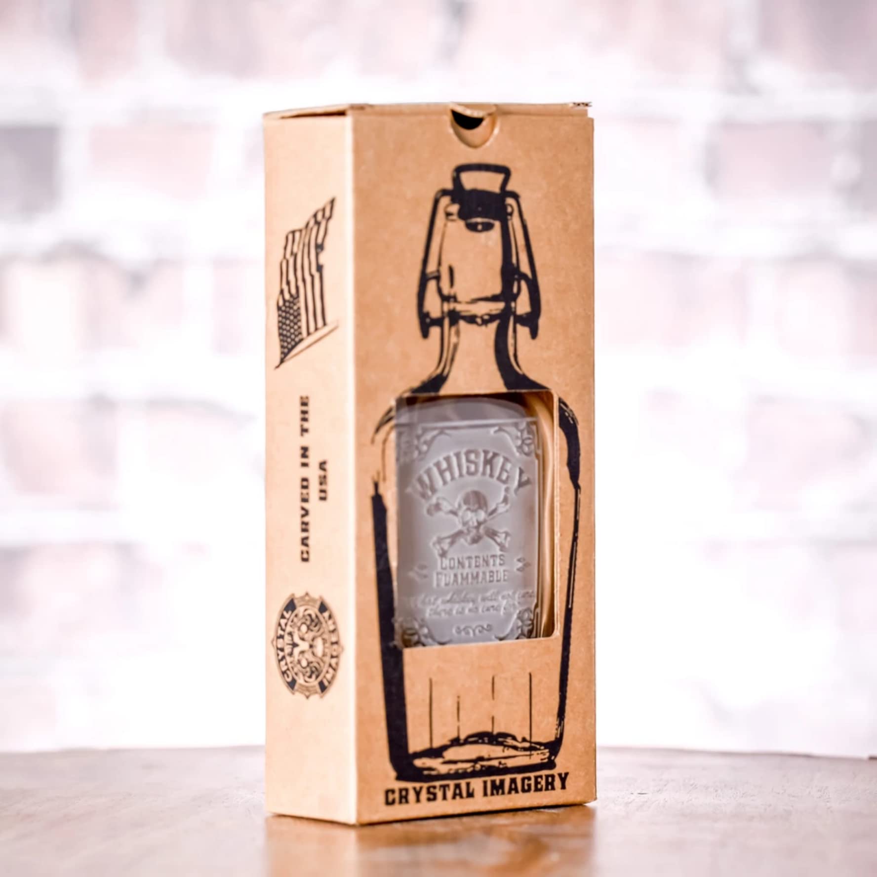 Premium Engraved Whiskey Flask Set of 4 with Air Force Seal Insignia - Perfect for Military Gifts, Retirement Presents & Outdoor Adventures